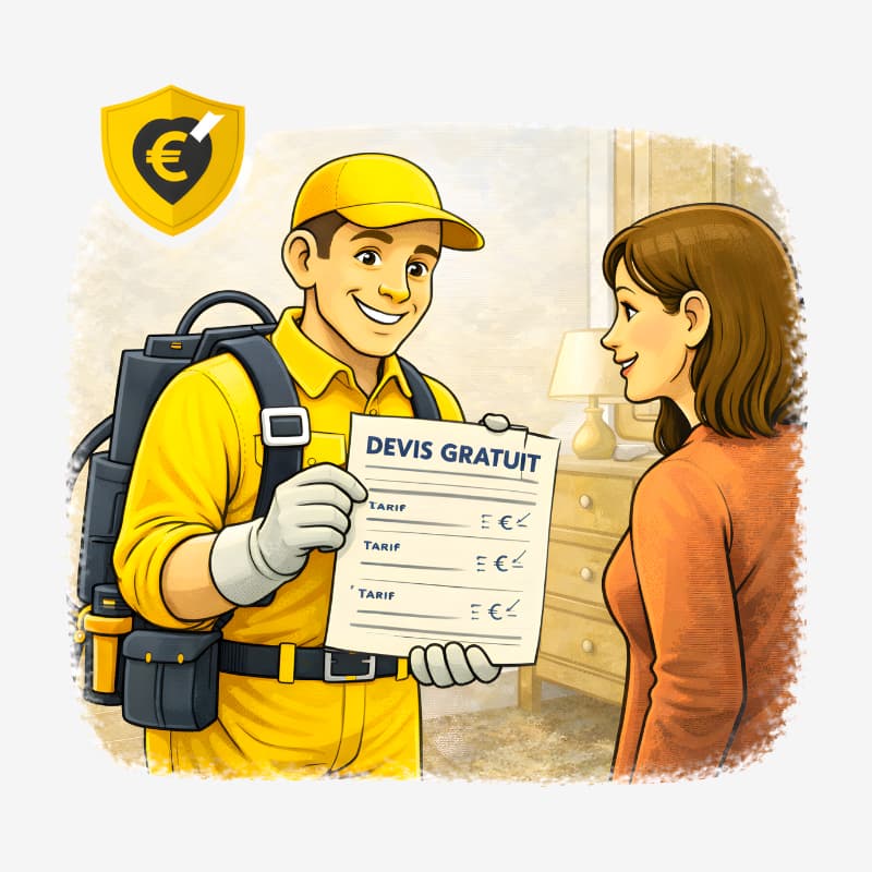 Devis gratuit et transparent pour une intervention anti-nuisibles